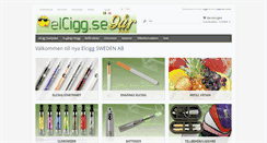 Desktop Screenshot of elcigg.se