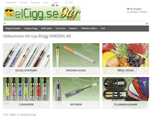 Tablet Screenshot of elcigg.se